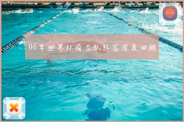 06年世界杯荷兰队阵容深度回顾